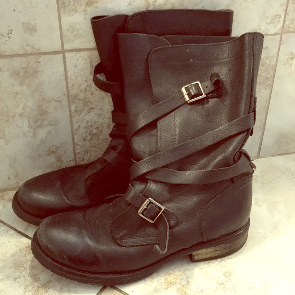 Steve Madden black boots size 10